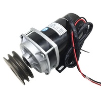 450W 500W 600W 650W 24V-60V MY1020ZXF Moteur à courant continu brossé avec double poulie pour vélos électriques