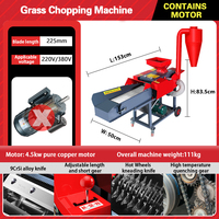 Broyeur de Paille de Maïs Horizontal / Hache-Paille pour Ensilage et Aliments pour Bétail et Volaille