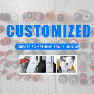 Guangdong Hersteller Schwerlast 4 Zoll Lenkrolle 5 Zoll Maschinen- und Geräte-Lenkrolle 6 8 Zoll Industrielle Transportrollen - Product Image 6