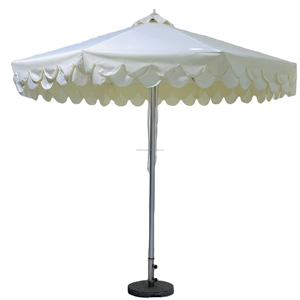 Venta al por mayor barato FÁBRICA DE China de gran tamaño al aire libre sombrilla y base blanca balinesa sombrilla de gama alta resistente sombrilla para la venta - Product Image 1