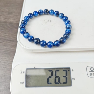 공장 가격 크리스탈 치유 돌 연마 <span class=keywords><strong>Kyanite</strong></span> 팔찌 선물 또는 보석 기념품 - Product Image 6