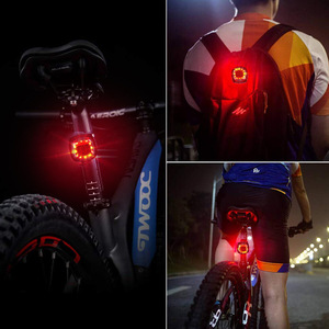 180 °   Luz Trasera para <span class=keywords><strong>Bicicleta</strong></span> de Ángulo Amplio, Recargable, Impermeable IP65, 5 Modos, Luz Trasera Tecnológica para Ciclismo Nocturno, <span class=keywords><strong>Bicicleta</strong></span> de Montaña y Carretera - Product Image 4