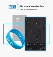 Gelang Pintar Layar OLED Digital Alarm Getar Pengingat Getaran Tahan Air untuk Jam Gelang Pintar Alarm Getar