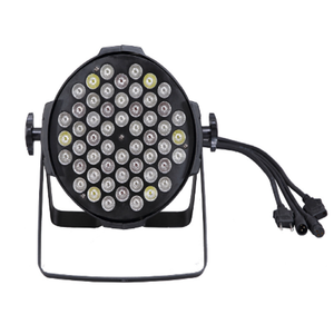 PAR64 <span class=keywords><strong>LED</strong></span> RGBW 3วัตต์สำหรับเวทีไฟดิสโก้ KTV <span class=keywords><strong>LED</strong></span> อารมณ์มาตรฐาน CE ROHS 54 3วัตต์สำหรับงานแต่งงาน