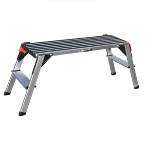<strong>Platform</strong> Ladder <strong>Aluminum</strong> Adjustable <strong>Working</strong> <strong>Platform</strong> AW0102A - Product Image 6