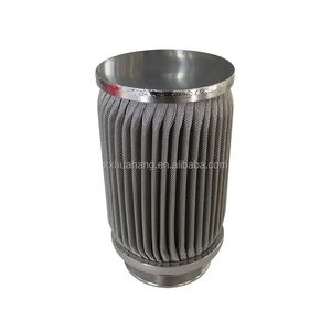 Bougie en métal en acier inoxydable 304/316 maille frittée personnaliser le filtre de bougie polymère pour la filtration de liquide - Product Image 4