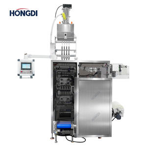 Empaquetadora de cuatro carriles de acero inoxidable resistente para industrias de polvo de especias a granel - Product Image 6