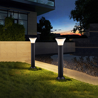 Lampes de jardin LED extérieures PW7002 IP54 étanches avec douille E27, lampadaires paysagers de 700 mm