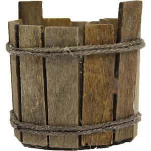 อุปกรณ์ตกแต่งคริสต์มาส3.6ซม. อุปกรณ์ตกแต่งฉากอ่างอาบน้ำไม้การประสูติ (9006935005875) - Product Image 1