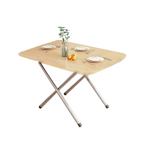 Di piccole dimensioni Design moderno pieghevole tavolo da pranzo quadrato leggero facile da mangiare quadrato per soggiorno - Product Image 1