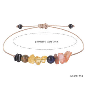 Pulseiras de Pedras Geométricas para Saúde Feminina, Pulseira para Perda de Peso, Alívio da Fadiga e Estresse, Joia de Yoga, Presente - Product Image 6