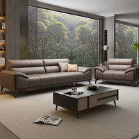 Neues Modernes Set Hotel Apartment Zimmer Büro Leder-Kombinationsmöbel