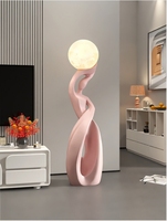 Décoration de Table ou de Sol d'Entrée de Bar Luxe Léger, Figurine Artistique pour Meuble TV de Salon