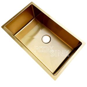 Wastafel dapur Modern 32 inci 304 baja tahan karat Hitam Pvd tidak pudar wastafel pintar keran instalasi dapur tidak termasuk murah - Product Image 3