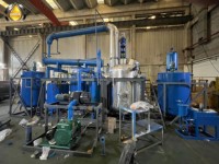 Machine de distillation d'huile moteur usagée en diesel pour l'usine de recyclage des huiles hydrauliques et de transmission usagées