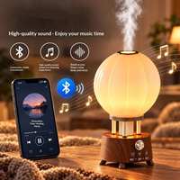 Nouveau diffuseur d'arômes et humidificateur 260 ml avec haut-parleur Bluetooth, lumière d'ambiance colorée, diffuseur d'huiles essentielles silencieux pour la maison, la chambre et le bureau