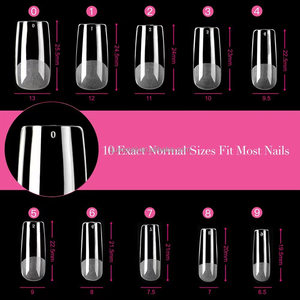 Bailarina francesa cuadrada corta para <span class=keywords><strong>uñas</strong></span>, <span class=keywords><strong>uñas</strong></span> artificiales, <span class=keywords><strong>Gelly</strong></span> mate - Product Image 3