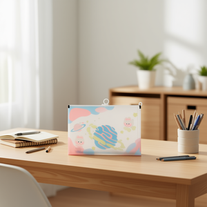 Mi Casita A4 3D Pull-Edge Bag 32x24cm Plastic Film Storage Bag For Neatening Living Room Organization - Product Image 2