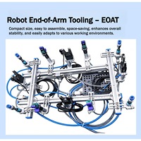 Tube d'extension de guidage d'air série LMET, tube d'extension pneumatique SMBY20-100 pour bras robotique
