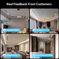 Tuya Zigbee MS30 Corps en aluminium LED Track Light avec aimant Pendentif Smart App Control Running LED Light Magnet Guangzhou