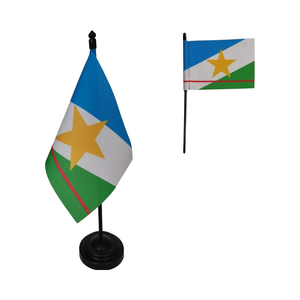 Bandiera da Tavolo in Poliestere Stampata Digitalmente Marca Cais Laser Niuxiang, Resistente, Bandierina dello Stato del <span class=keywords><strong>Brasile</strong></span>, Hunan per Fiere - Product Image 1