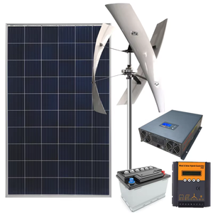 Sistema de Energía Híbrido Eólico Solar WON de 5KW 120V/220V, Generador de Imán de CA Trifásico para Uso Doméstico, Batería de Iones de Litio de 220V WON-WT-HG1000 - Product Image 1