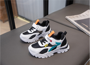 รองเท้าวิ่งเด็กผู้หญิง ฤดูใบไม้ผลิ/ฤดูร้อน ฤดูใบไม้ร่วง พื้นนุ่ม ระบายอากาศได้ดี ผ้าตาข่าย หนัง ผูกเชือก พื้นรองเท้า <span class=keywords><strong>EVA</strong></span> สีชมพู - Product Image 6