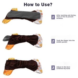 Tái Sử Dụng Pocket Hemp Tre Than Vải Tã Chèn 3 Lớp Tre Chèn Cho Tã Vải - Product Image 6