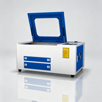 Machine de gravure laser CO2 de petite taille LM-6040-H, pour acrylique, bois, artisanat, fabrication de cadeaux, gain de place, portable, OEM personnalisé