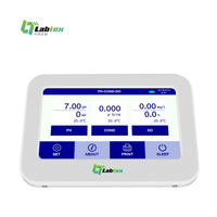Lactex Bench Top layar sentuh 7 inci PH dan konduktivitas Meter portabel laboratorium pengukur konduktivitas Online Harga