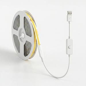 Tira de LED COB 5V USB regulable, impermeable, RGB, con cambio de color, con adhesivo para letreros de neón DIY - Product Image 1