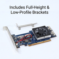 Carte de commutation PCIe 4.0 X16 PEX88048 sans bifurcation, 4 ports internes SFF-8654-8i pour NVMe U.2, station d'accueil EGPU, modèle exclusif