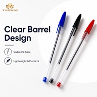 Stylo Bille en Gros 1,0 mm en Plastique à Clic, Encre Noire Bleue Rouge, Logo Personnalisé, Écriture Fluide pour Bureau, École, Événements, Cadeaux en Vrac
