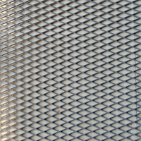Maille en métal expansé en alliage d'aluminium professionnel Grille de porte en métal expansé de sécurité Maille d'affichage en métal expansé esthétique