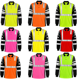 Camiseta Polo <span class=keywords><strong>de</strong></span> Seguridad <span class=keywords><strong>Americana</strong></span> Personalizada <span class=keywords><strong>de</strong></span> Alta Visibilidad con Bloques <span class=keywords><strong>de</strong></span> Color, Camisa <span class=keywords><strong>de</strong></span> <span class=keywords><strong>Trabajo</strong></span> Reflectante <span class=keywords><strong>de</strong></span> Manga Larga <span class=keywords><strong>de</strong></span> Alta Visibilidad, <span class=keywords><strong>Ropa</strong></span> <span class=keywords><strong>de</strong></span> <span class=keywords><strong>Trabajo</strong></span> para Construcción - Product Image 2