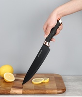 Ensemble de couteaux de cuisine en acier inoxydable de 9 pièces avec tête galvanisée à motifs de marbre Logo personnalisé Composants métalliques Siège rotatif