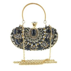 Borsa da sera da donna con grande <span class=keywords><strong>spazio</strong></span> e capienza all'ingrosso stile semplice borsa da sposa tempestata di diamanti - Product Image 4
