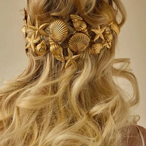 Horquillas <span class=keywords><strong>de</strong></span> Aleación al por Mayor, Pinza <span class=keywords><strong>de</strong></span> Pico <span class=keywords><strong>de</strong></span> Pato Estilo Océano, Diseño <span class=keywords><strong>de</strong></span> Estrella <span class=keywords><strong>de</strong></span> Mar, Sensación <span class=keywords><strong>de</strong></span> Alta Gama, Accesorio <span class=keywords><strong>para</strong></span> <span class=keywords><strong>el</strong></span> Cabello con Forma <span class=keywords><strong>de</strong></span> Concha - Product Image 1