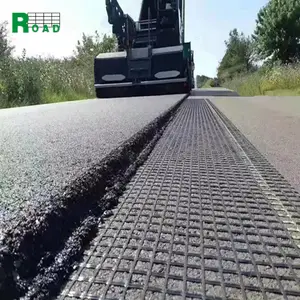 Factory direct sale road reinforcement polyester asphalt geogrid/pet geogrid