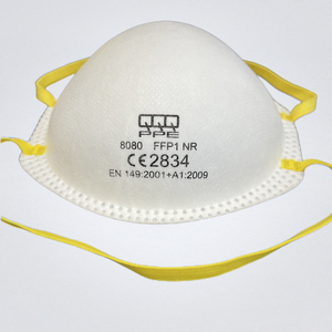 Maskffp1กันฝุ่นแบบใช้แล้วทิ้ง <span class=keywords><strong>FFP1</strong></span> EN149หน้ากากป้องกันฝุ่นสำหรับหน้ากากขัดและเครื่องช่วยหายใจ - Product Image 4