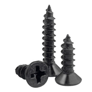 Tornillos Autorroscantes Hongda, Phillips, Cabeza Avellanada, Hierro Negro, Fijaciones para Madera, Rosca Derecha, Tamaño Estándar - Product Image 1