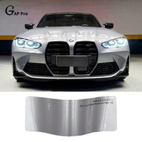 GAPPRO Film de protection automobile auto-cicatrisant en vinyle TPU à changement de couleur, extensible, effet métal liquide aluminium mercure