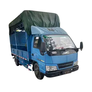 Wholesale 2015 JMC Single row box car Isuzu engine loading truck used car second hand cars