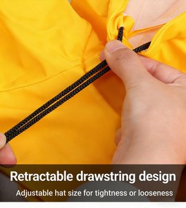 Vêtements pour animaux de compagnie, imperméable coupe-vent pour chien, léger, de luxe, pour petits et moyens chiens, avec capuche réglable et poches - Product Image 3