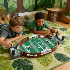 Juego de <span class=keywords><strong>Futbol</strong></span>ín de Mesa Compacto de Plástico al por Mayor, Equipo de <span class=keywords><strong>Futbol</strong></span>ín de Mesa que Ahorra Espacio para Salas de Estar Pequeñas - Product Image 2