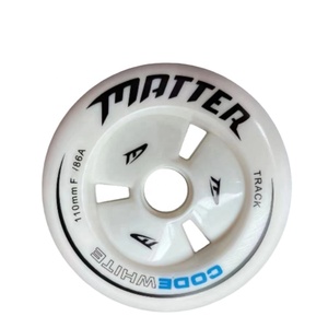 Ruote per Pattini da Corsa in Linea ad Alta Elasticità e Rimbalzo 90mm 100mm 110mm 86A Ruote per Pattinaggio di Velocità ad Alto Rimbalzo - Product Image 1