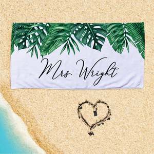 Venta directa de fábrica, calidad Hiah, impresión personalizada, toalla de algodón y poliéster sin arena, playa con logotipo, impresión personalizada - Product Image 2