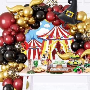 Kit de guirlande de ballons Magic Boy de vente chaude décor de fête d'école de magicien d'or bordeaux pour anniversaire - Product Image 2