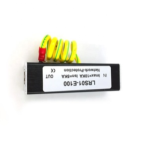 Taidacent Lightning Để Ethernet Lan Mạng Có Dây Adapter Suppressor Protector Rj45 Sét Arrester Surge Bảo Vệ Arrester - Product Image 1