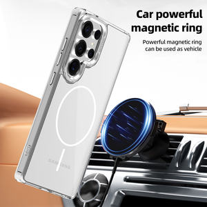 Custodia Magnetica Trasparente per Samsung Galaxy S25 <span class=keywords><strong>Ultra</strong></span> S25 Edge S24 FE S23 <span class=keywords><strong>S22</strong></span> <span class=keywords><strong>Ultra</strong></span> Protezione di Grado Militare Antiurto <span class=keywords><strong>Cover</strong></span> per Telefono - Product Image 4